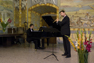 Ekkehard Hauenstein and Martin Karlíček, the great hall of Horažďovice chateau, August 28, 2009.